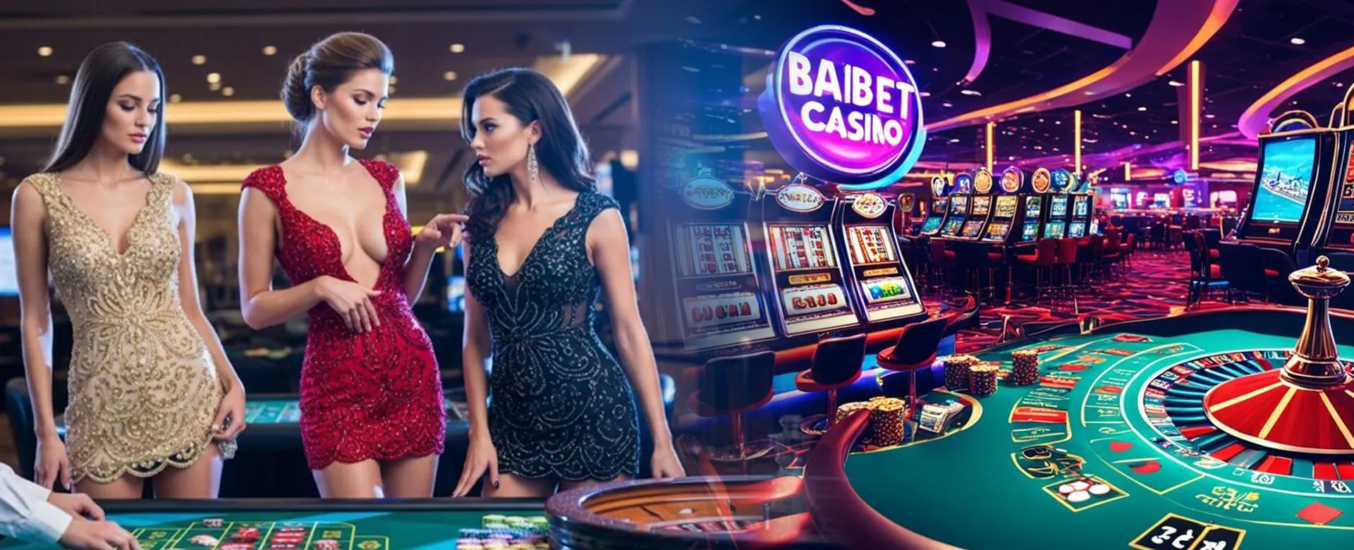 Dynamic casino background with lights for YY777.onr
